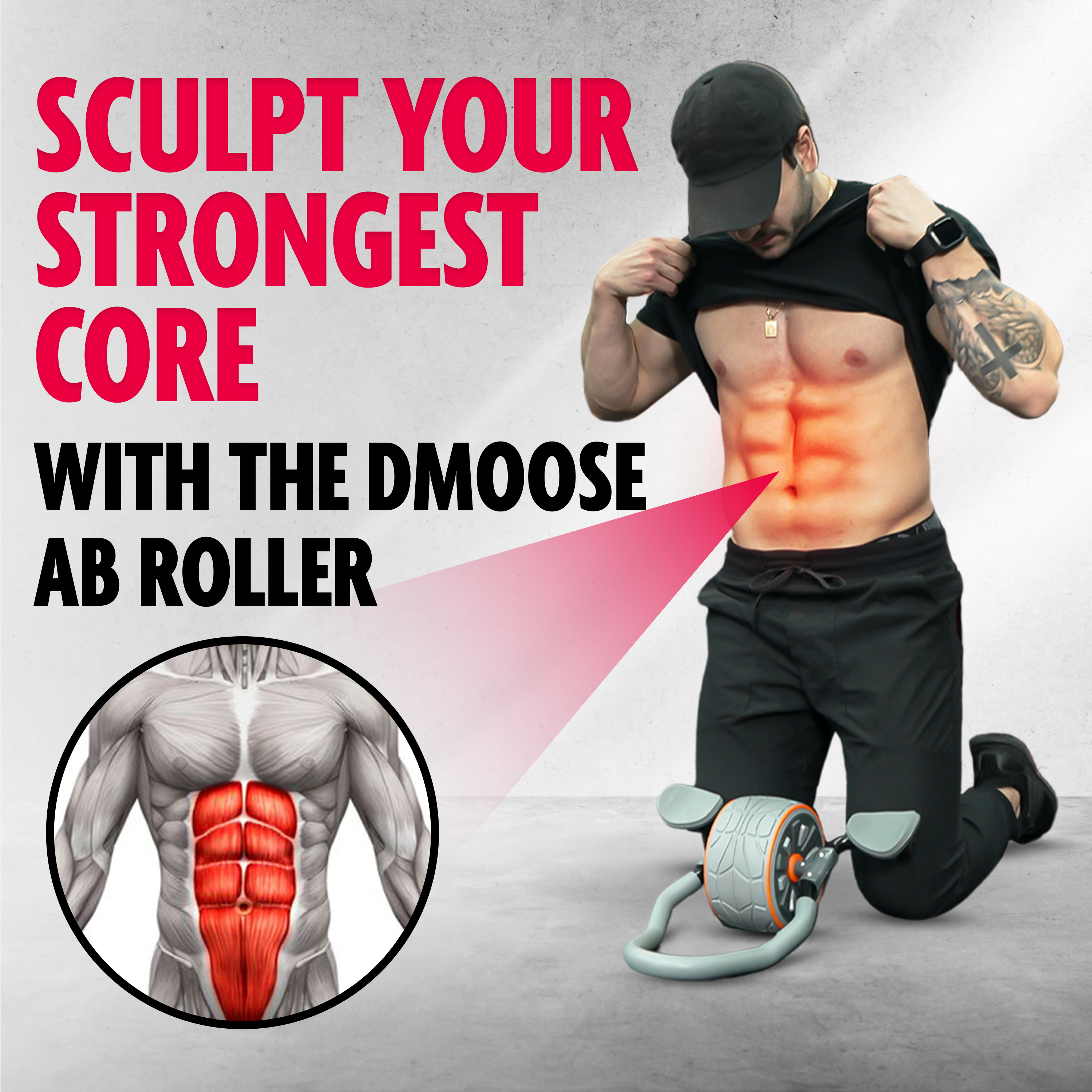 Ab Roller - Ultimate Core and Abs Workout Tool