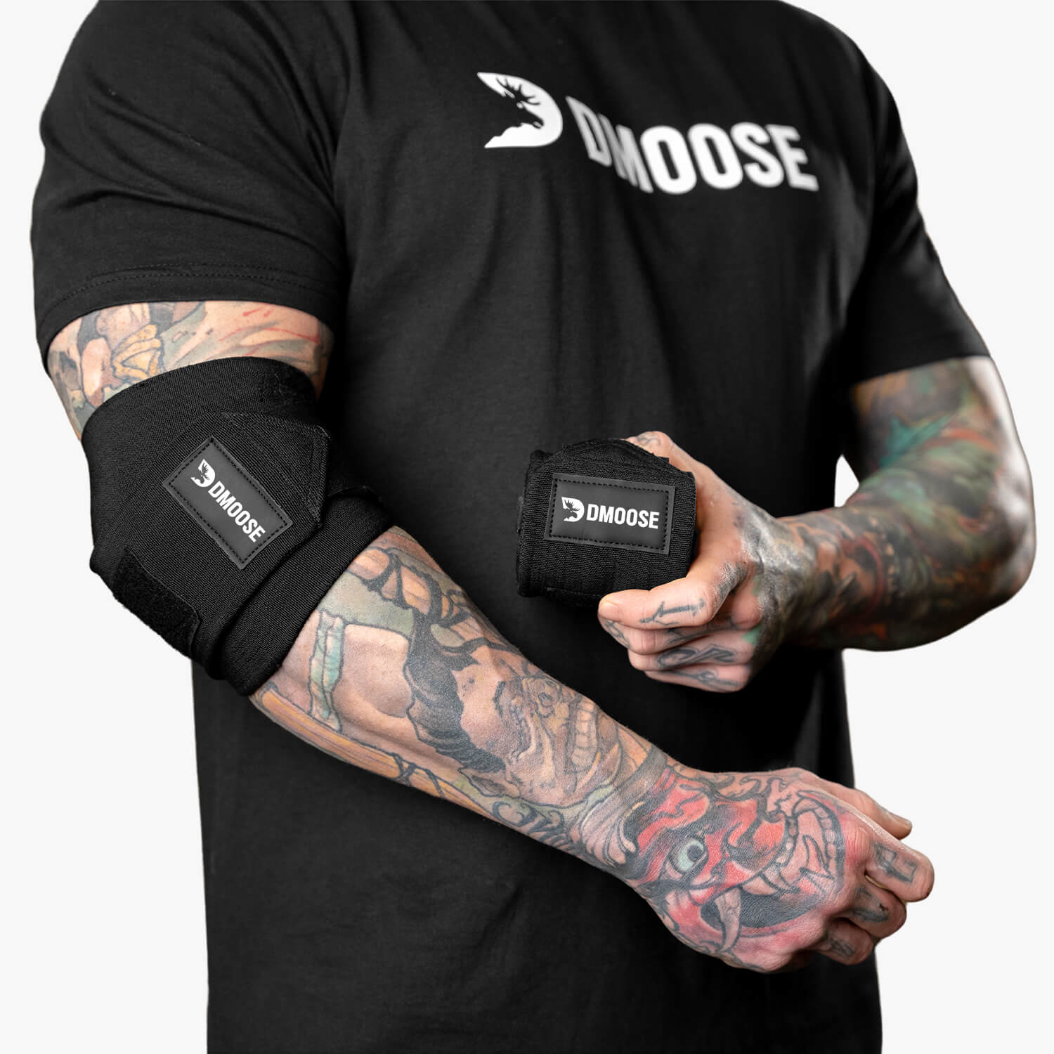  DMoose Fitness Wrist Wraps (IPL Approved), Avoid Injury And  Maximize Grip