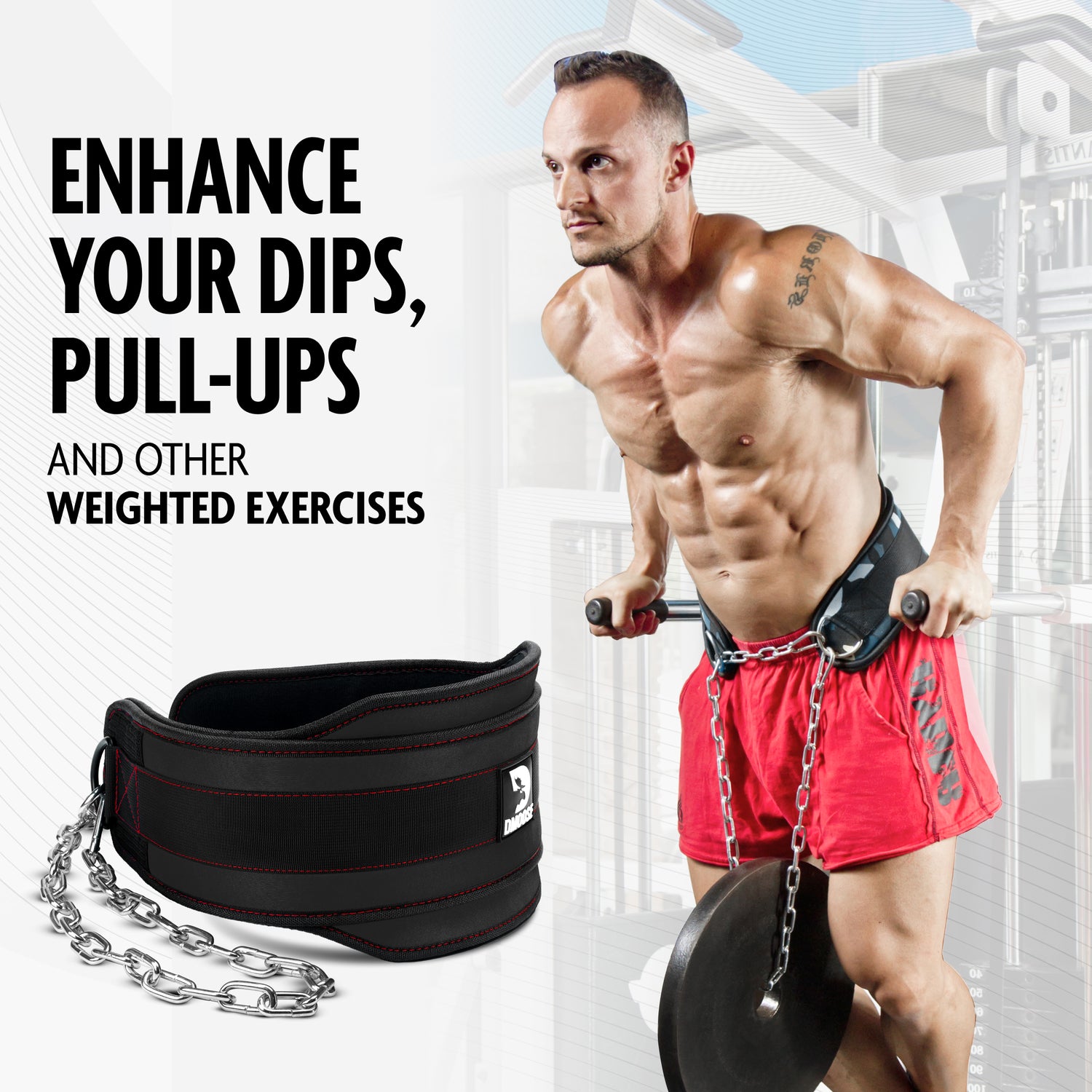 DMoose Dip Belt Premium Strength Training Accessory for Intense Workouts