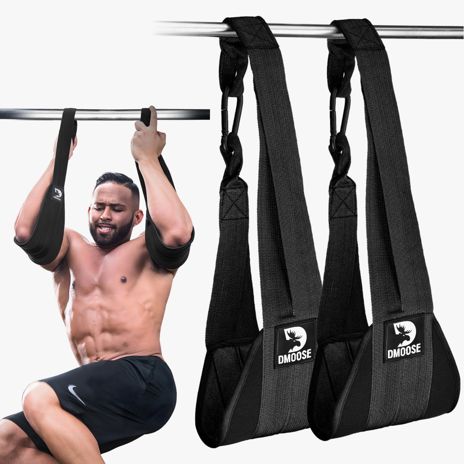 DMoose Hanging Ab Straps Ultimate Core Workout Tool