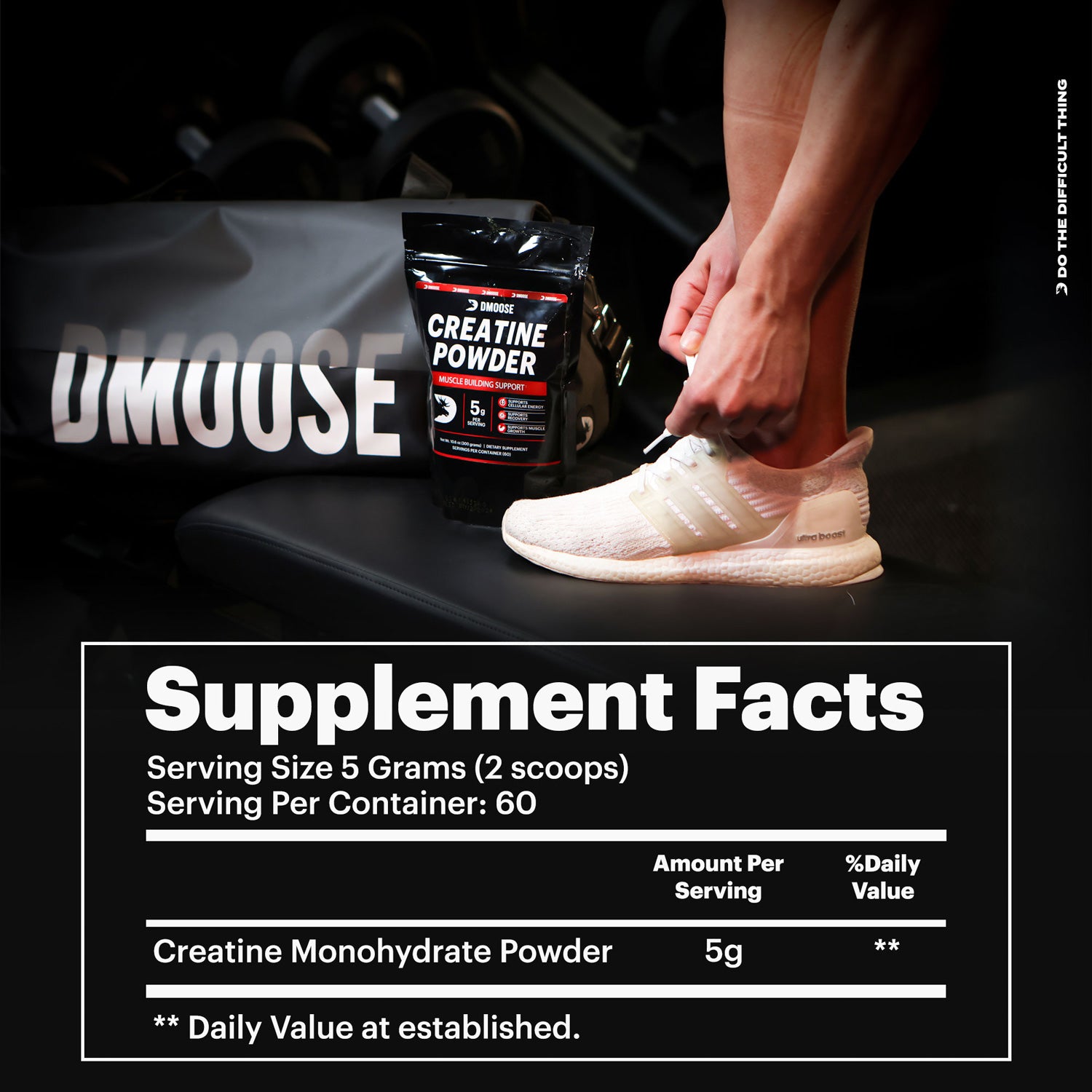 Creatine Monohydrate Powder 5G - Premium Creatine Supplement for Muscle  Growth