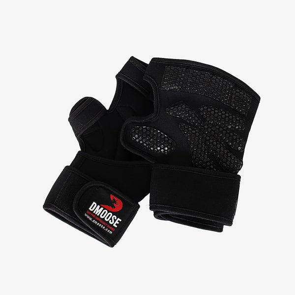 DMoose Workout Gloves Fitness Climbing Cycling Weight Lifting, Black, S,  *New* - Helia Beer Co